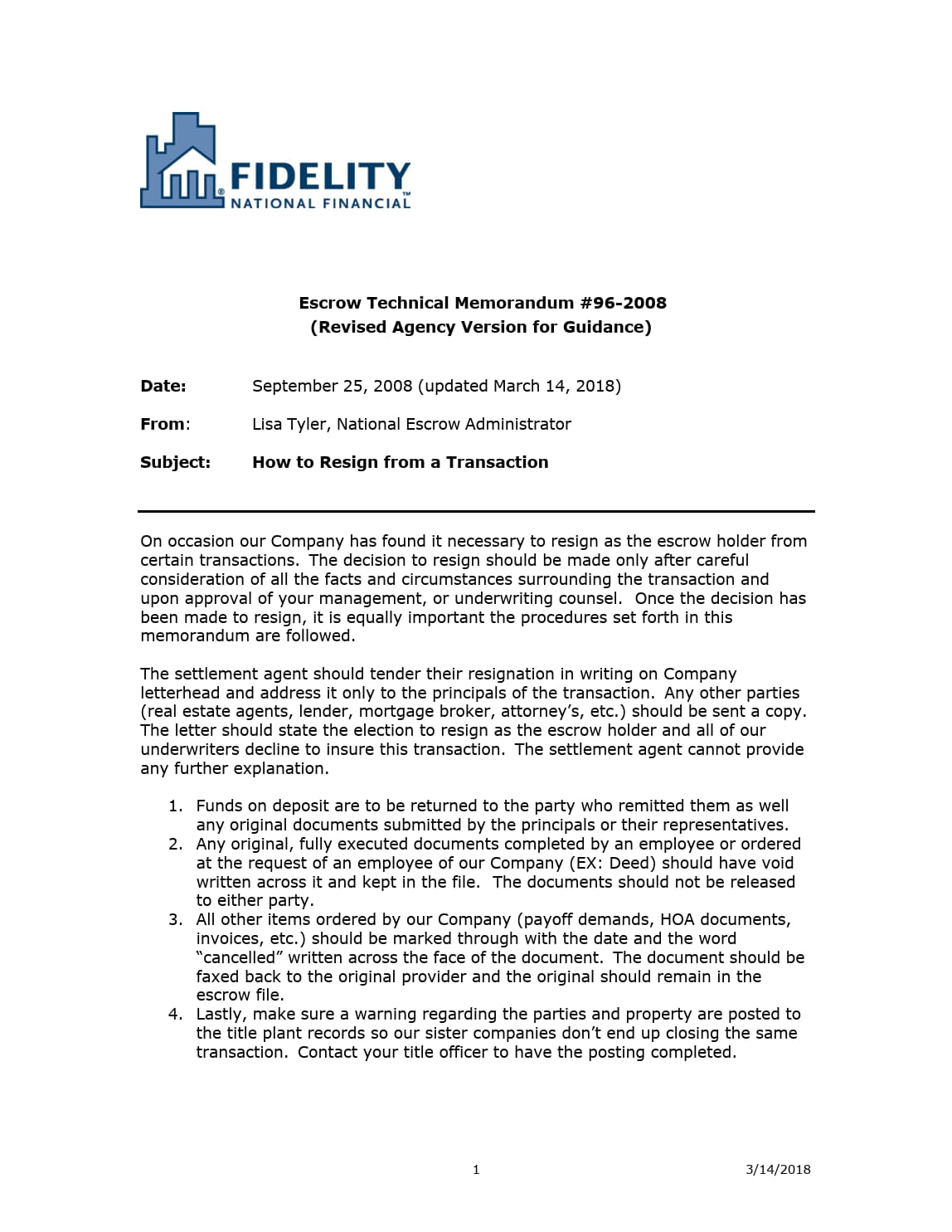 HowToResignFromaTransaction